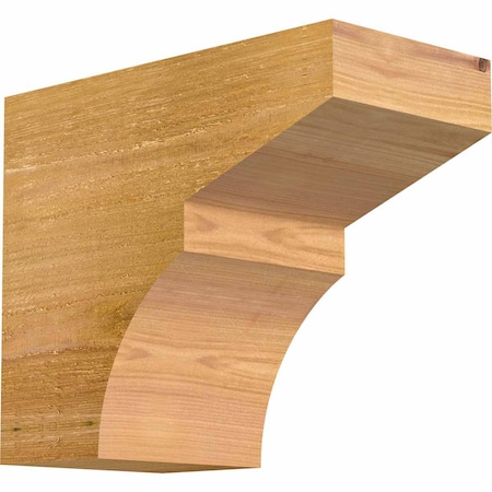 Ekena Millwork Monterey Rough Sawn Rafter Tail, Western Red Cedar, 6"W x 10"H x 12"L RFT06X10X12MON00RWR